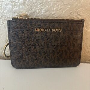 Michael Kors Dark Brown Monogram wallet